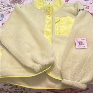 Puma Neon Yellow Fleece Jacket